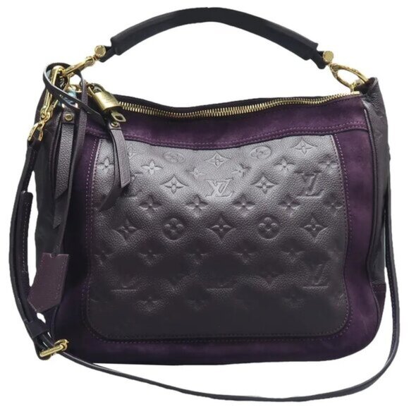 Louis Vuitton Audacieuse Purple Monogram Leather Satchel 1004-061825 - Picture 1 of 12